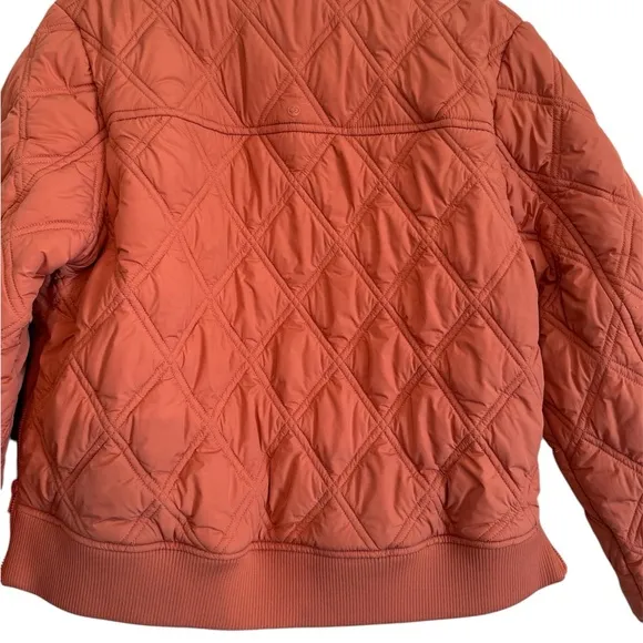CALIA Women's Quilted 1/2 Zip Pullover Jacket Apricot WAX33055