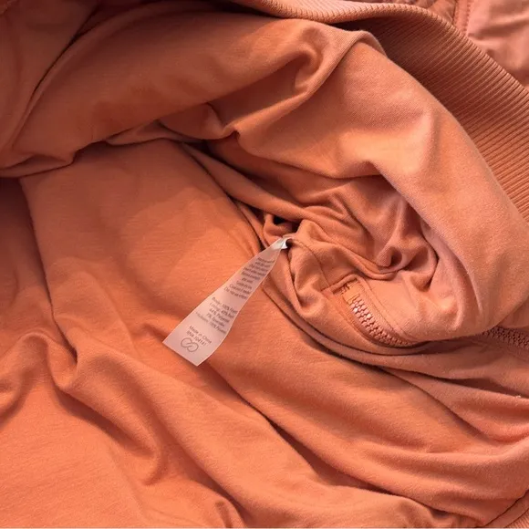 CALIA Women's Quilted 1/2 Zip Pullover Jacket Apricot WAX33055