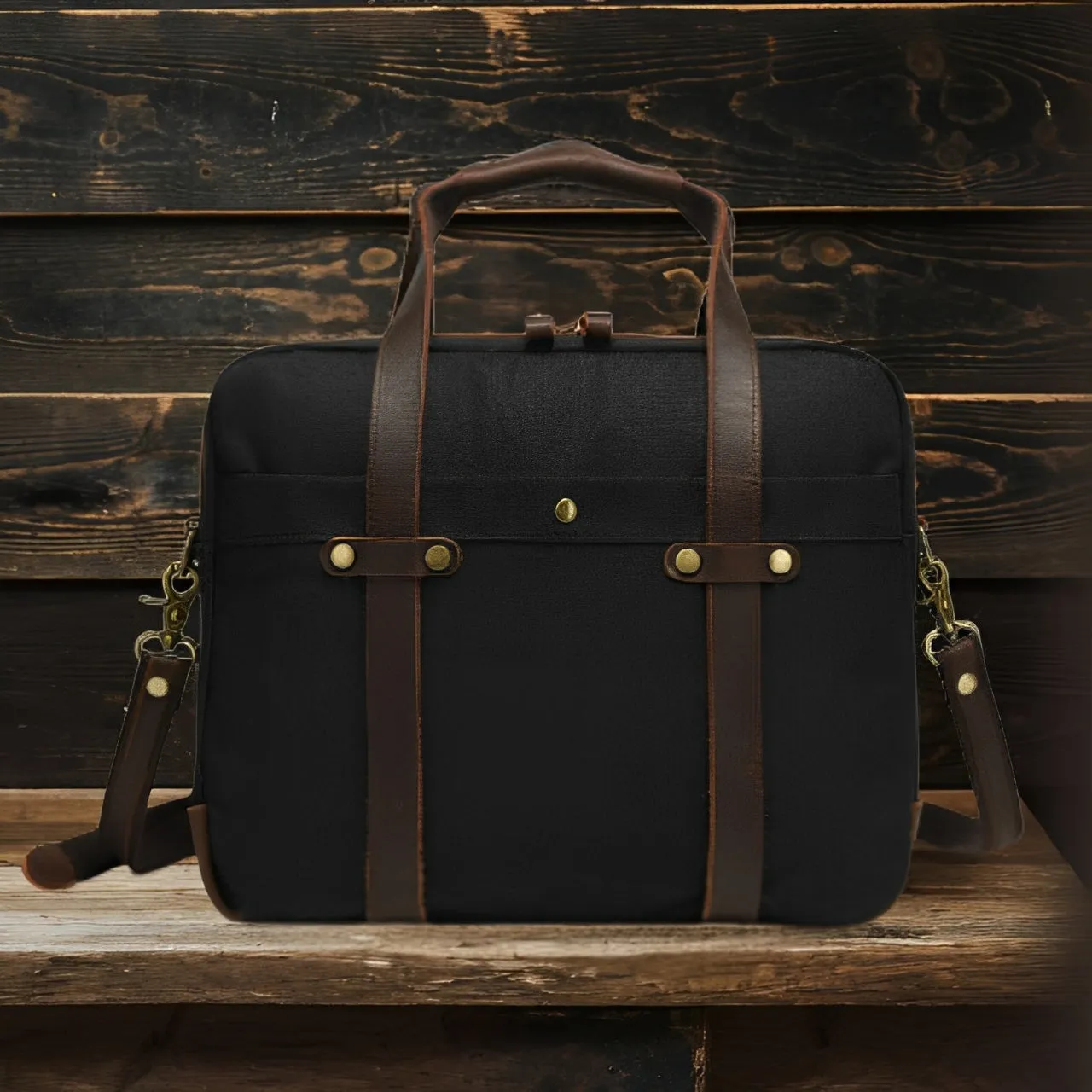 Canvas Laptop Messenger Bag | ASHVILLE