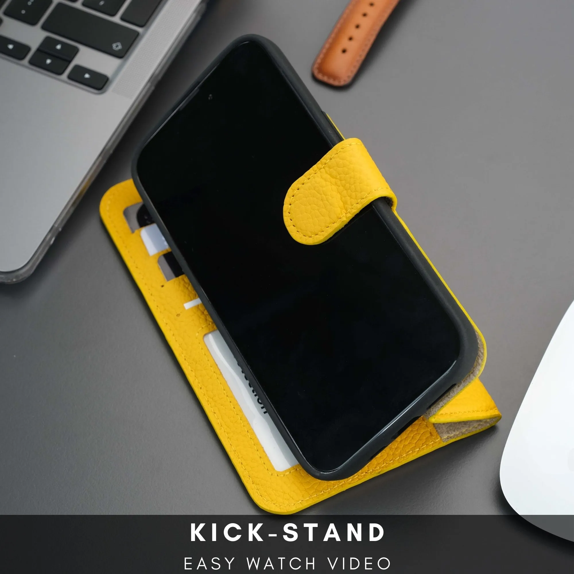 Casper iPhone 16 Plus Wallet Case Leather MagSafe