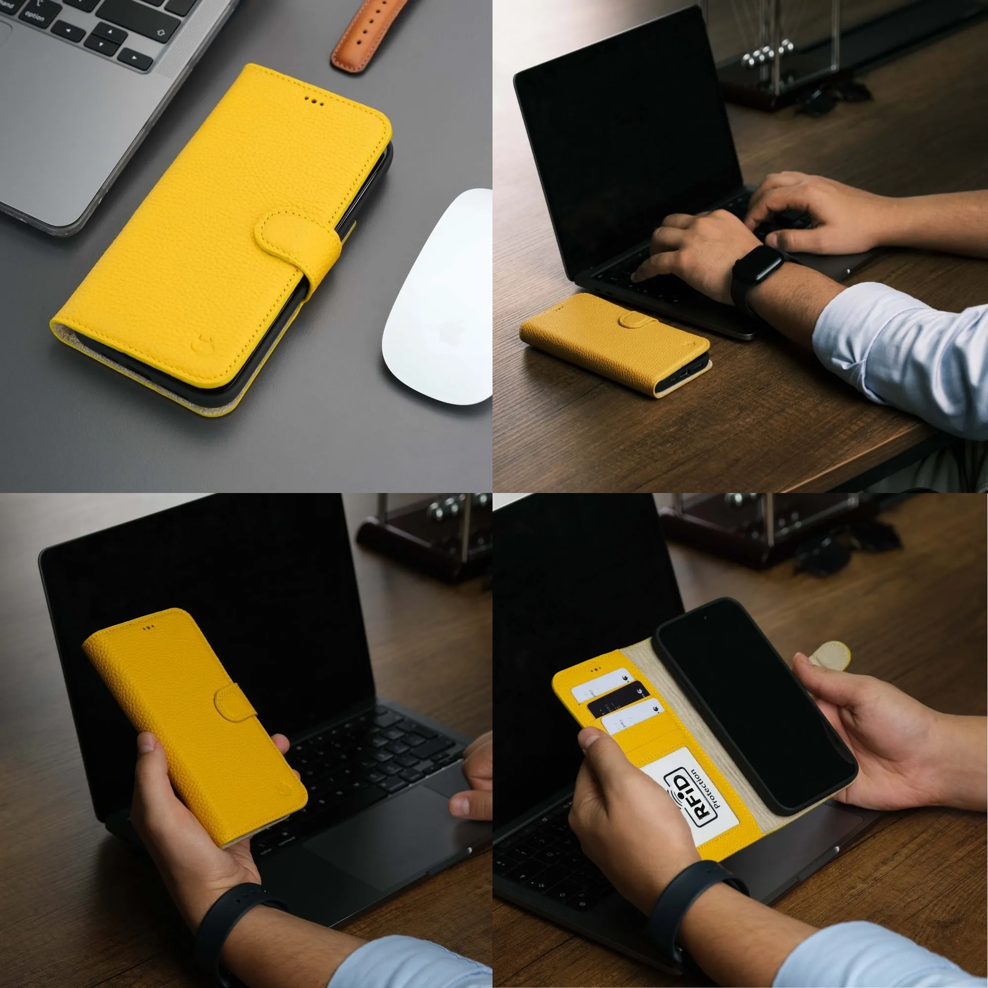 Casper iPhone 16 Plus Wallet Case Leather MagSafe