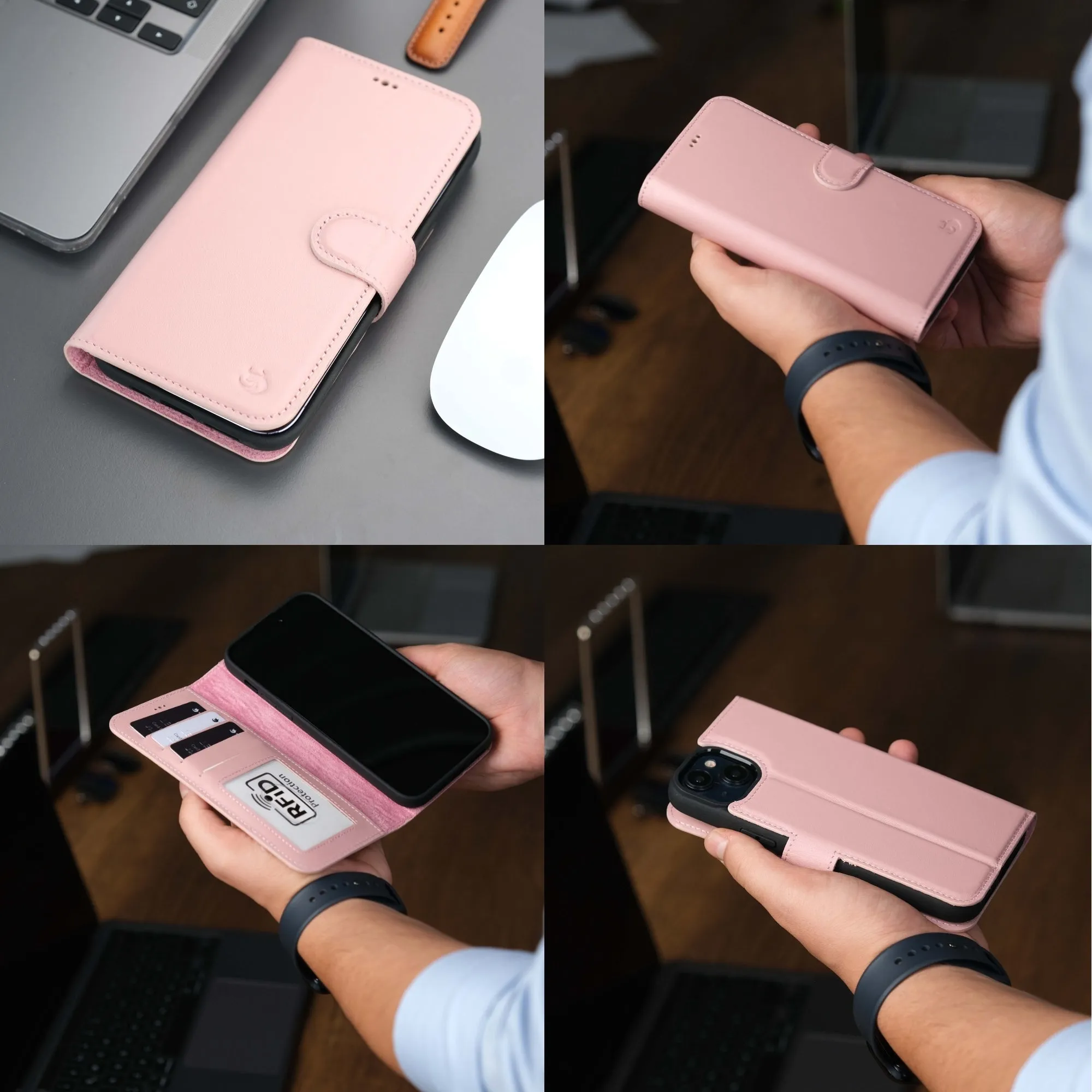 Casper iPhone 16 Plus Wallet Case Leather MagSafe
