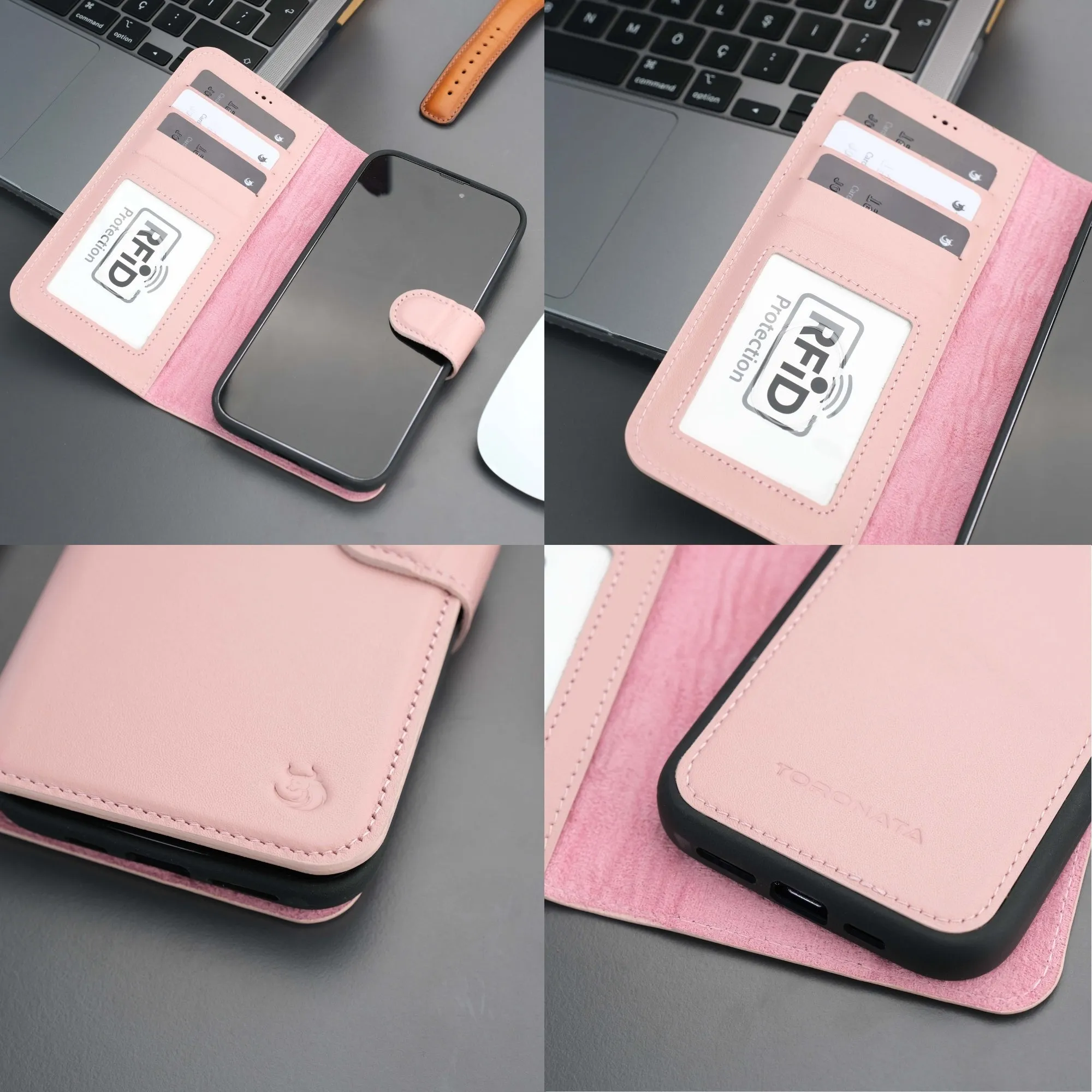Casper iPhone 16 Plus Wallet Case Leather MagSafe