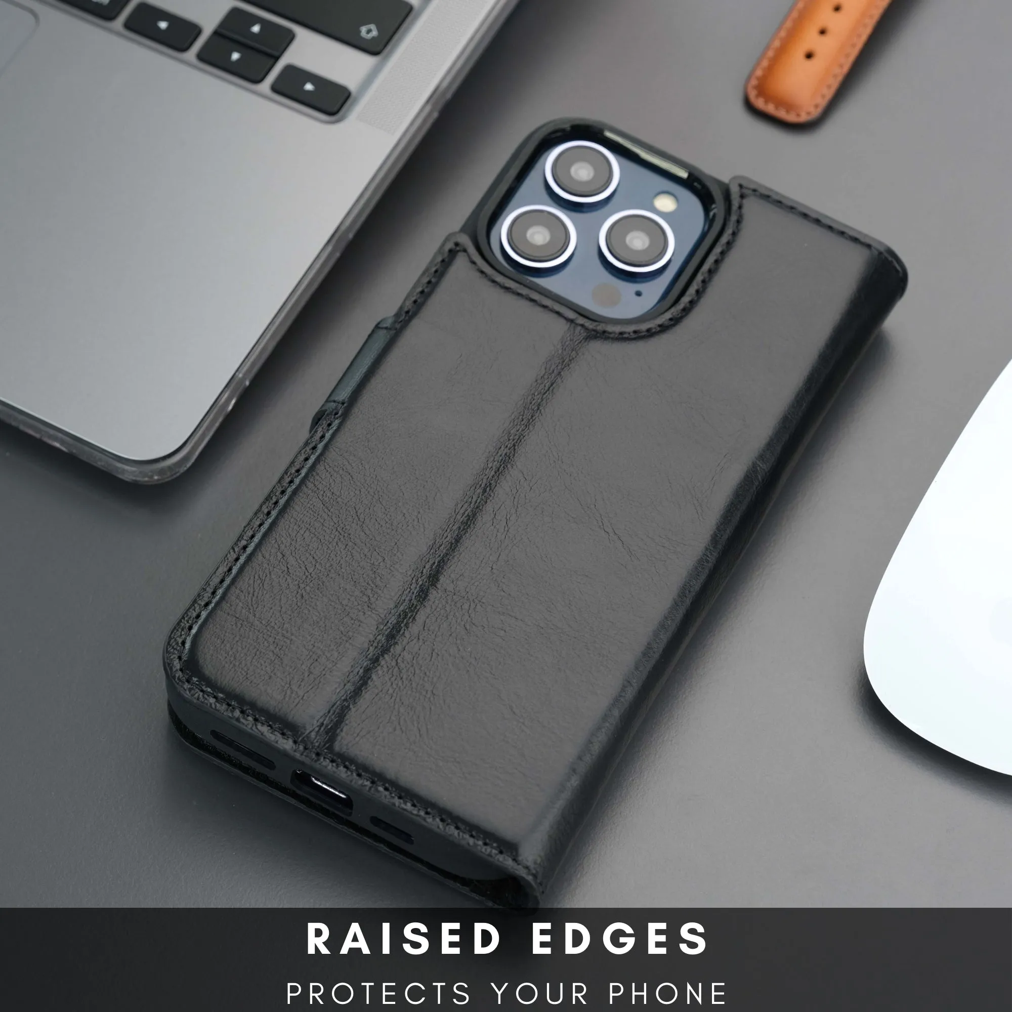 Casper iPhone 16 Plus Wallet Case Leather MagSafe