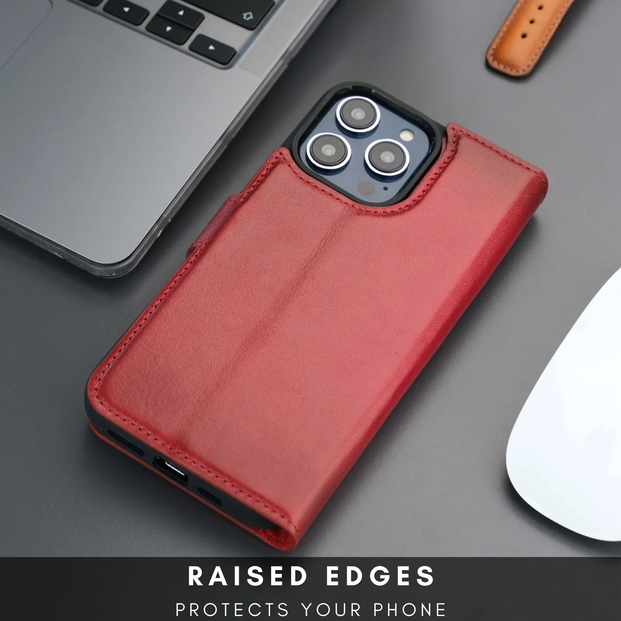 Casper iPhone 16 Plus Wallet Case Leather MagSafe