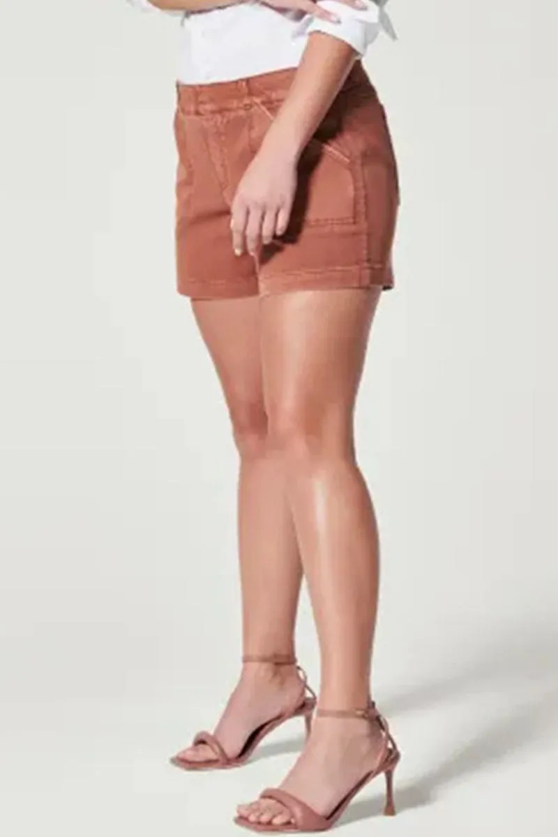 Casual Simplicity Solid Pocket Loose Straight Solid Color Bottoms