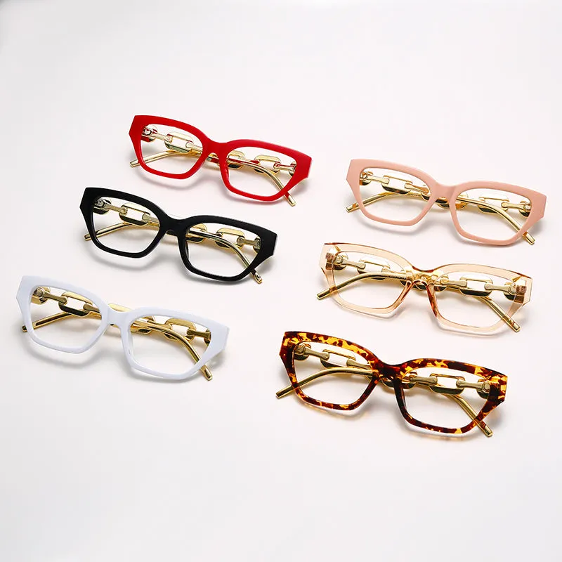 Cat Eye Anti Blue Eyeglasses Women Blue Light Blocking Computer Glasses Men Fashion Eyewear Spectacle Frames Brand Designer