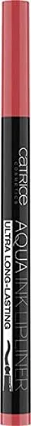 CATRICE, Aqua Ink Lip Liner Lip Pencil No. Red Long Lasting Colour Intense Matte Vegan Nano Particles Free Without Perfume 1 ml 100 Spicy Papaya