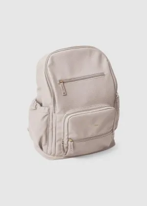 Chloe Backpack / Nappy Bag Stone Pebble