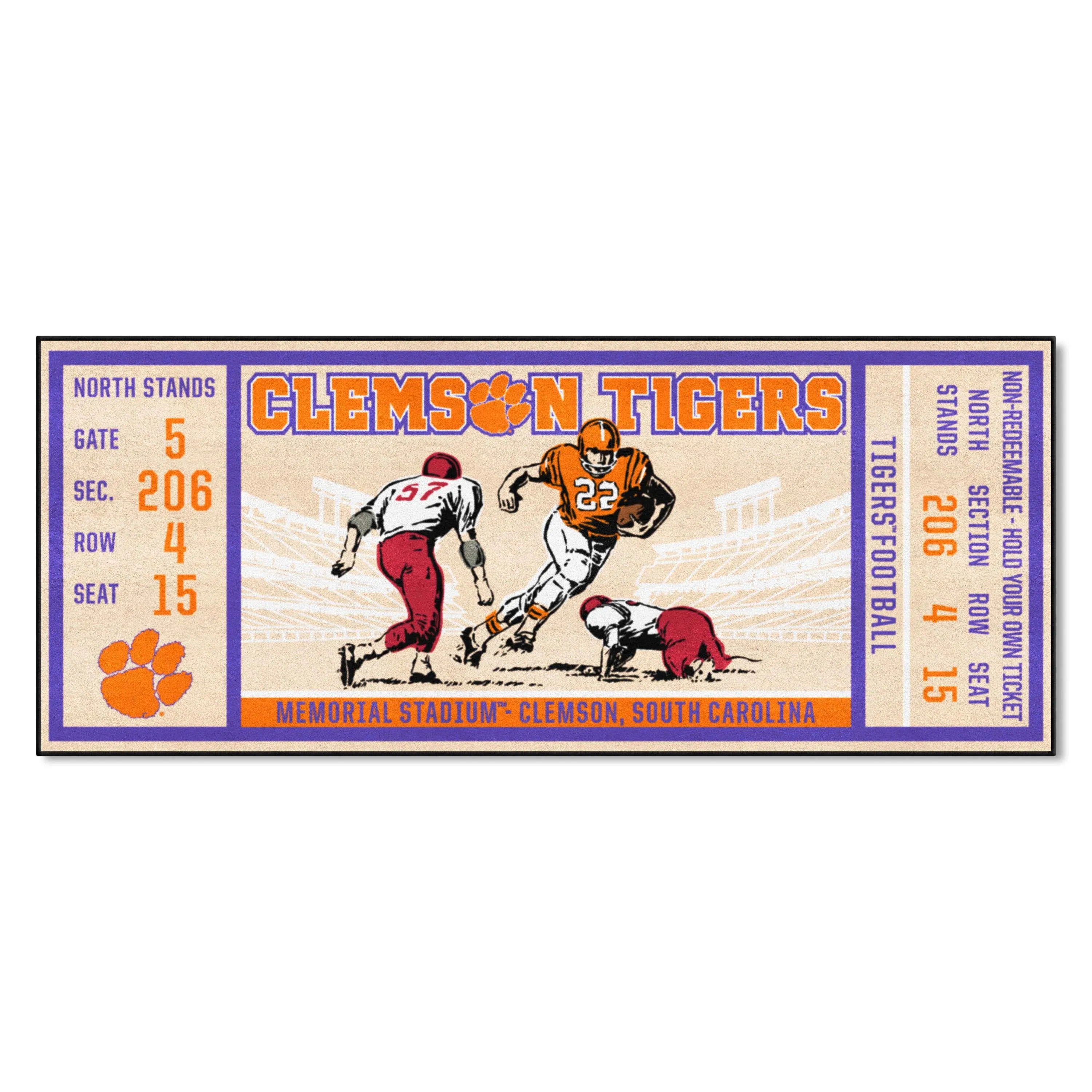 Clemson University Ticket Runner