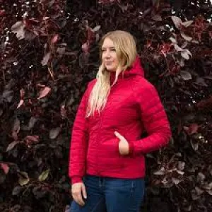 CLPF490-L-Red Jacket Packable Insulated Nat's