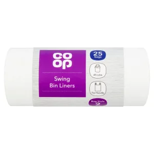 Co OP Swing Bin Liners  25x45L