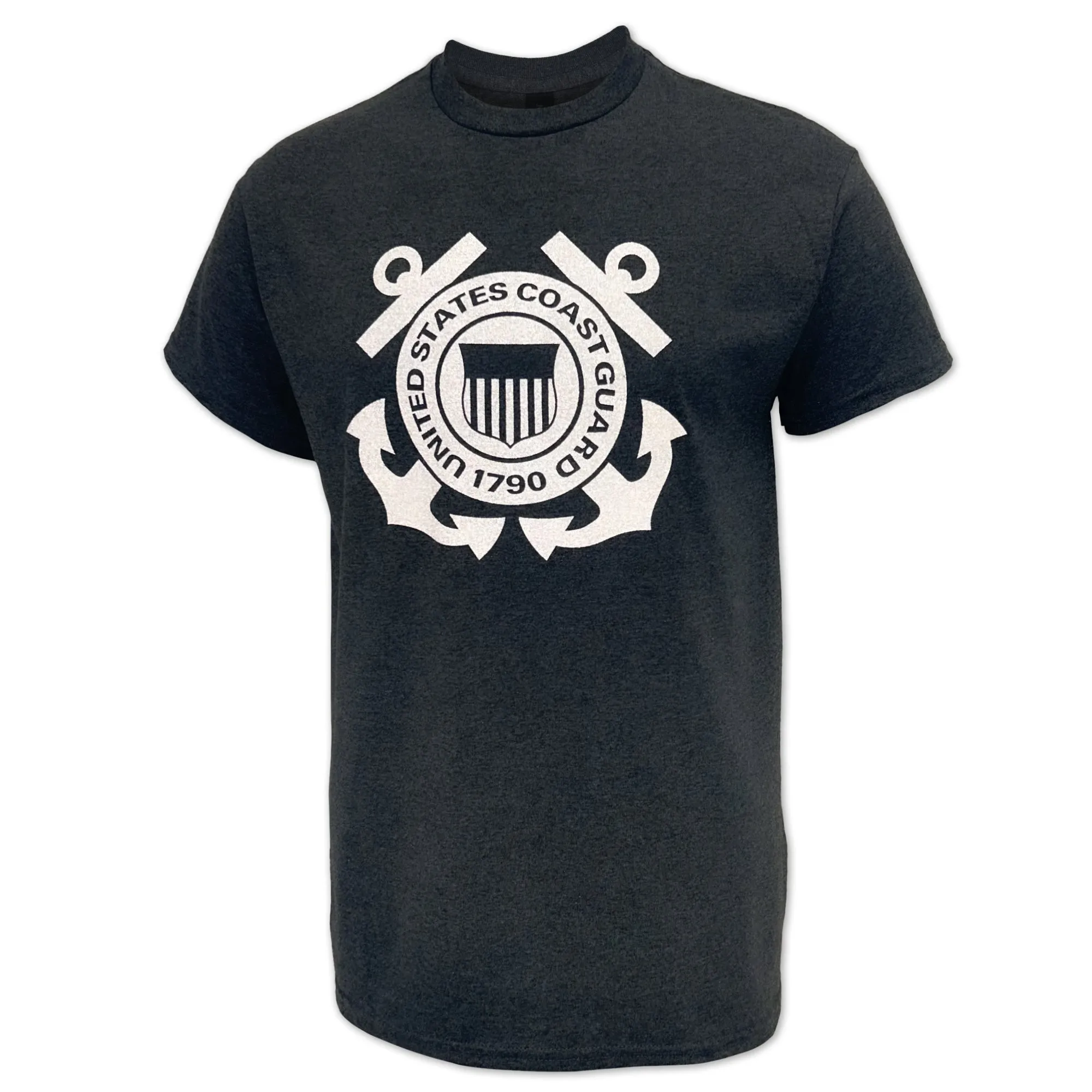 Coast Guard Reflective Logo T-Shirt (Charcoal)