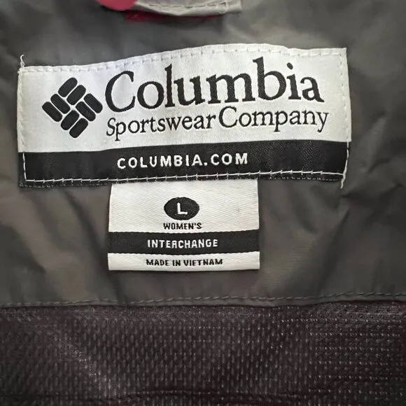 Columbia Interchange Jacket Grand Targhee II Parka INTERIOR FLEECE NOT INCLUDED