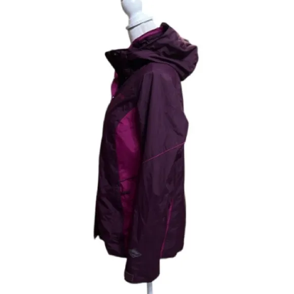 Columbia Womens Bugaboo Casual Interchange 3-in-1 Insulated Jacket Purple Pink S
