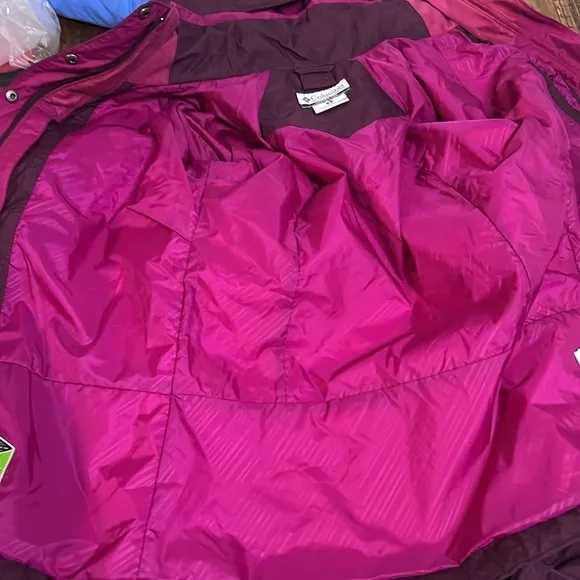 Columbia Womens Bugaboo Casual Interchange 3-in-1 Insulated Jacket Purple Pink S