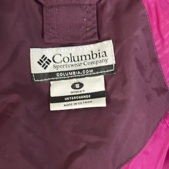 Columbia Womens Bugaboo Casual Interchange 3-in-1 Insulated Jacket Purple Pink S