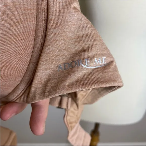 COPY - Adore Me Contour Tan Seamless Bra Gray Tan