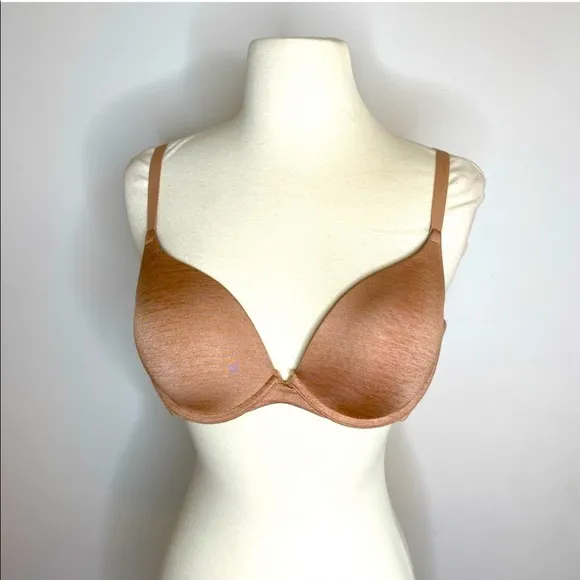 COPY - Adore Me Contour Tan Seamless Bra Gray Tan