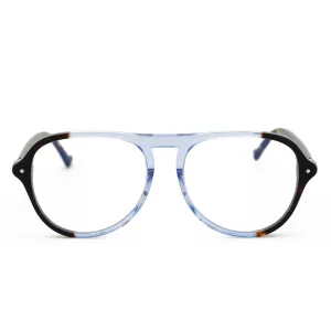 COSEY: TORTOISE / TRANSLUCENT BLUE OPTICAL