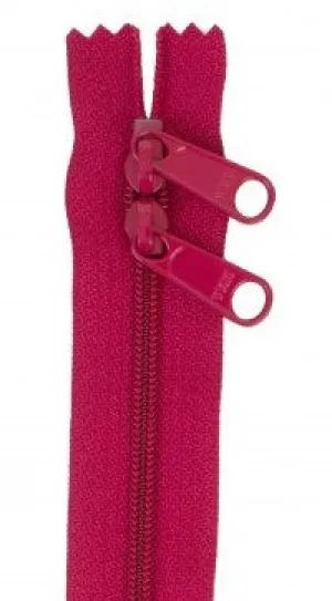 Crazy Plum 30" Double Pull Zipper