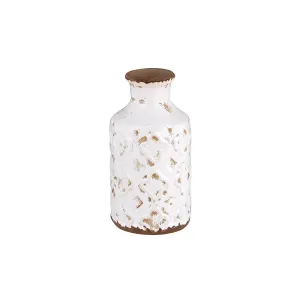 CREAM BOTTLE VASE