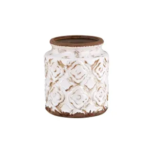 CREAM CYLINDER VASE