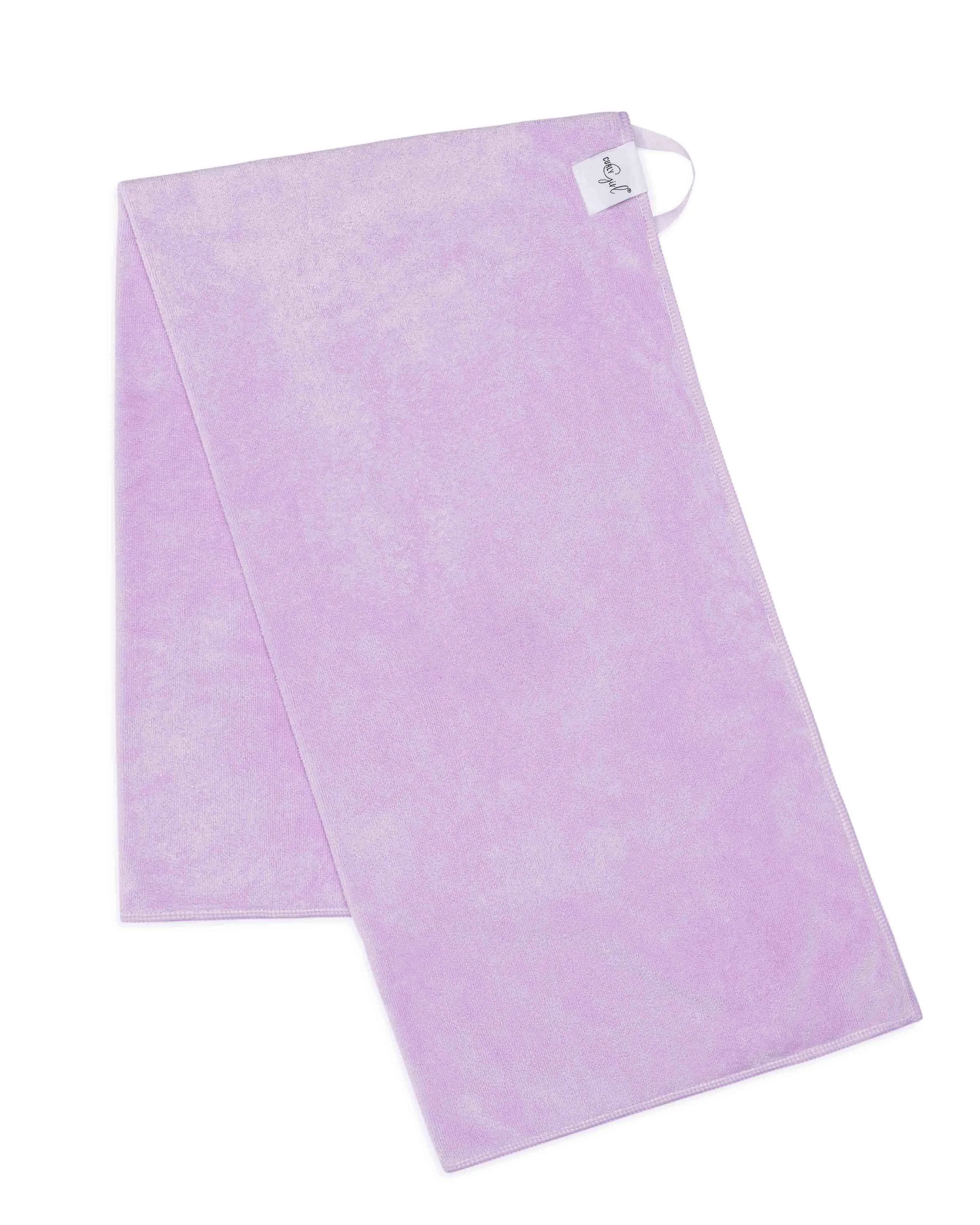 Curly Girl® Curly Hair Towel, Large Microfiber 22" x 39", Super Absorbent for Faster Drying Time