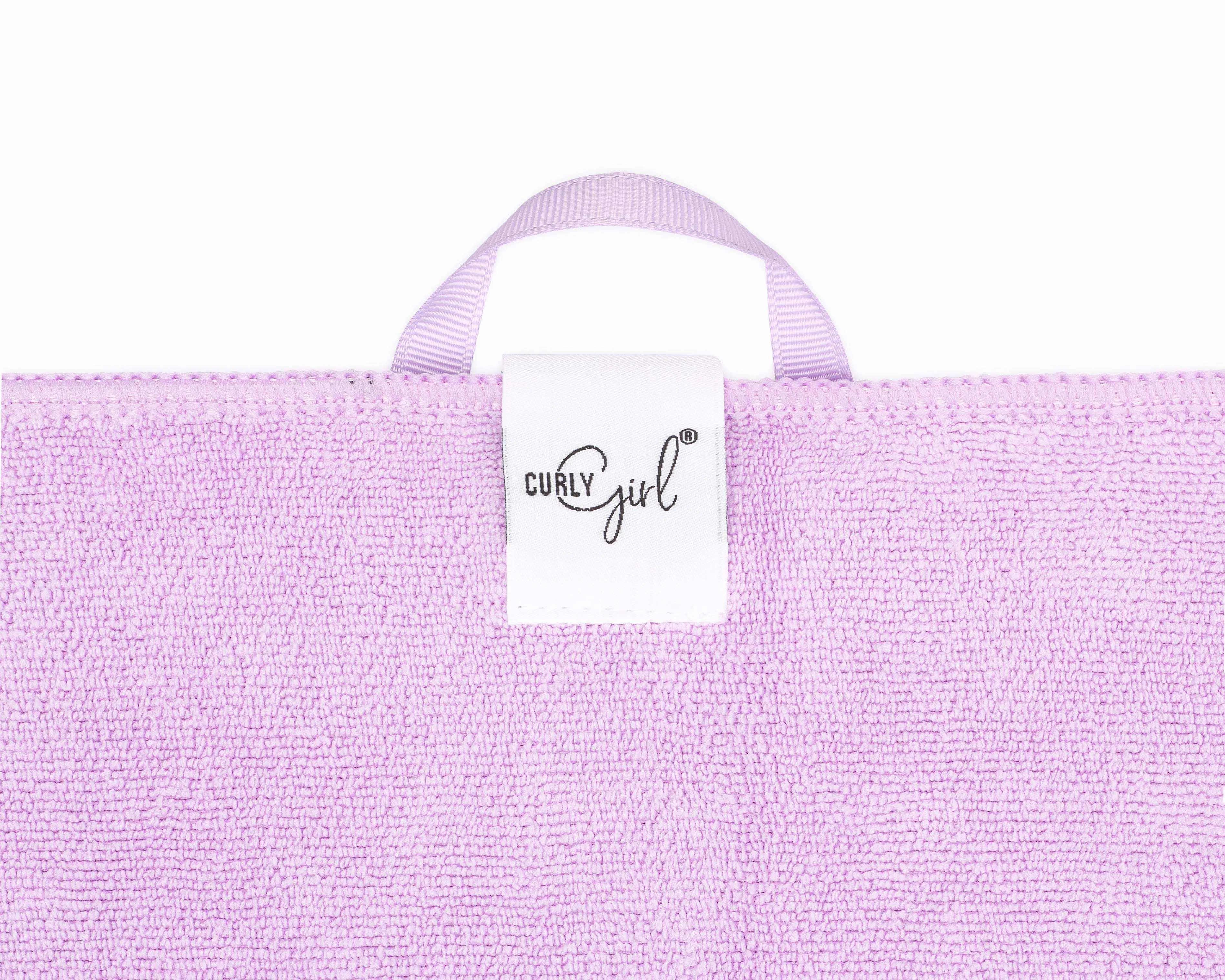 Curly Girl® Curly Hair Towel, Large Microfiber 22" x 39", Super Absorbent for Faster Drying Time