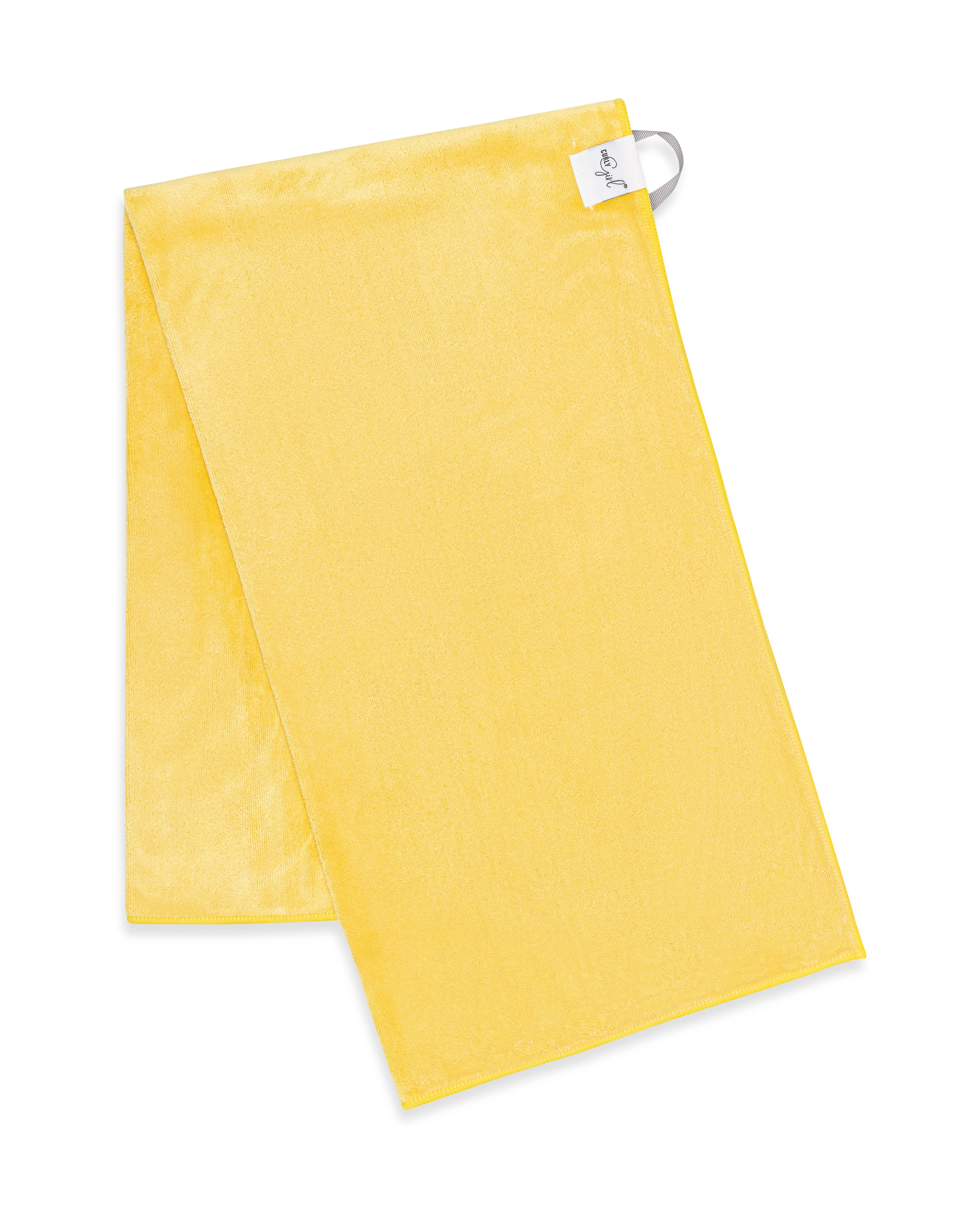 Curly Girl® Curly Hair Towel, Large Microfiber 22" x 39", Super Absorbent for Faster Drying Time