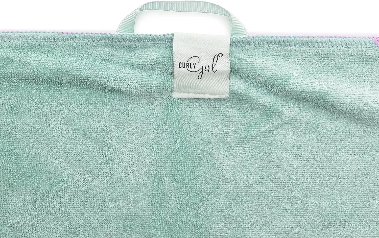 Curly Girl® Curly Hair Towel, Large Microfiber 22" x 39", Super Absorbent for Faster Drying Time