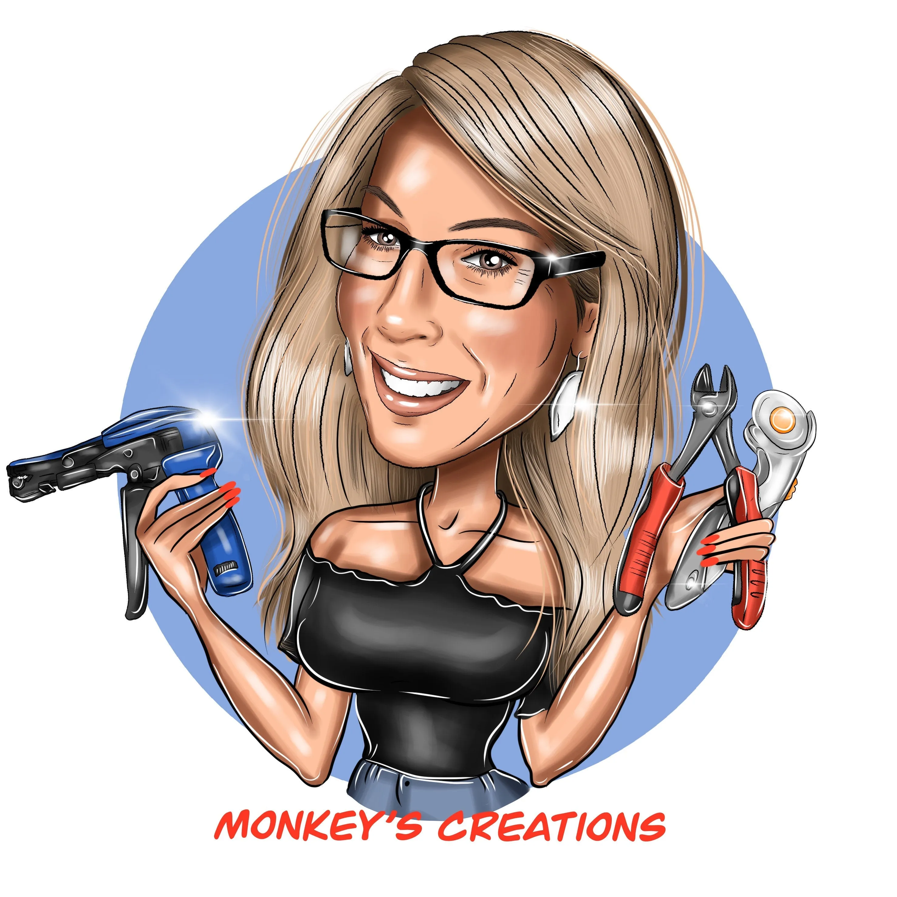 Custom cartoon portrait logo for your business