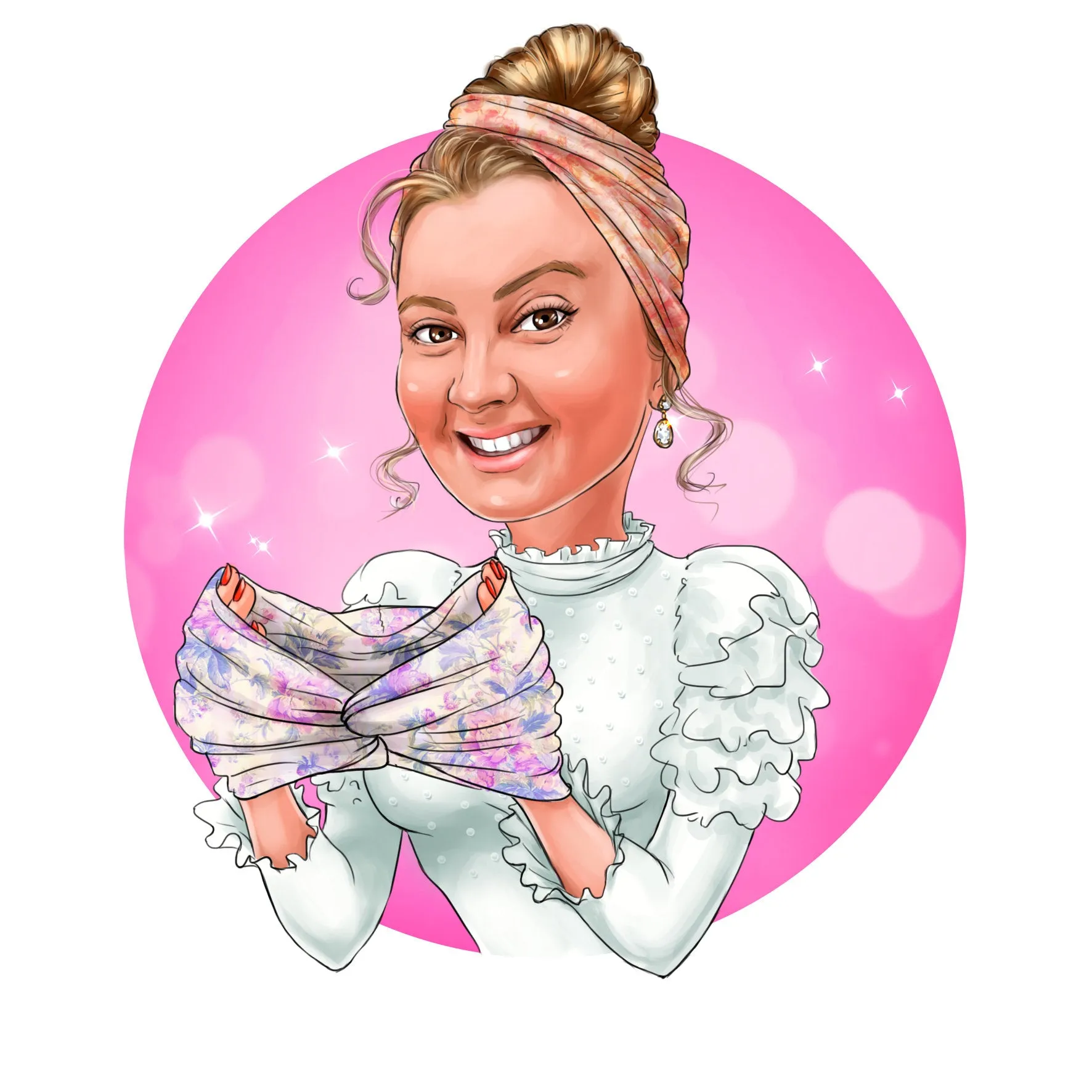 Custom cartoon portrait logo for your business