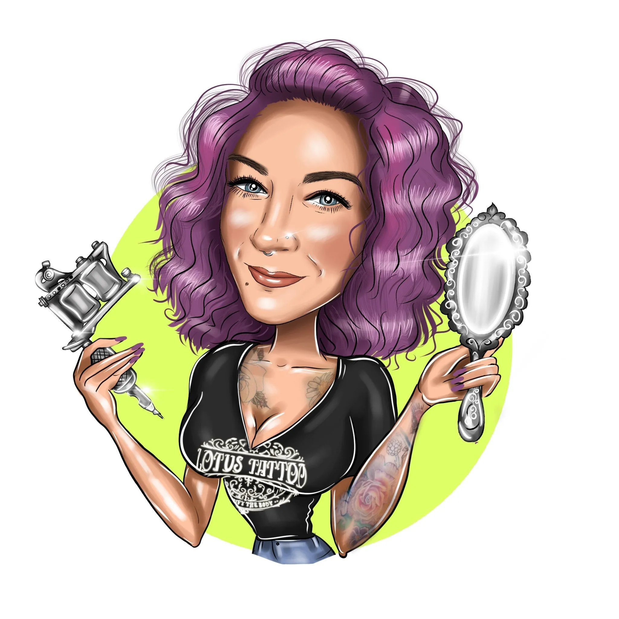 Custom cartoon portrait logo for your business