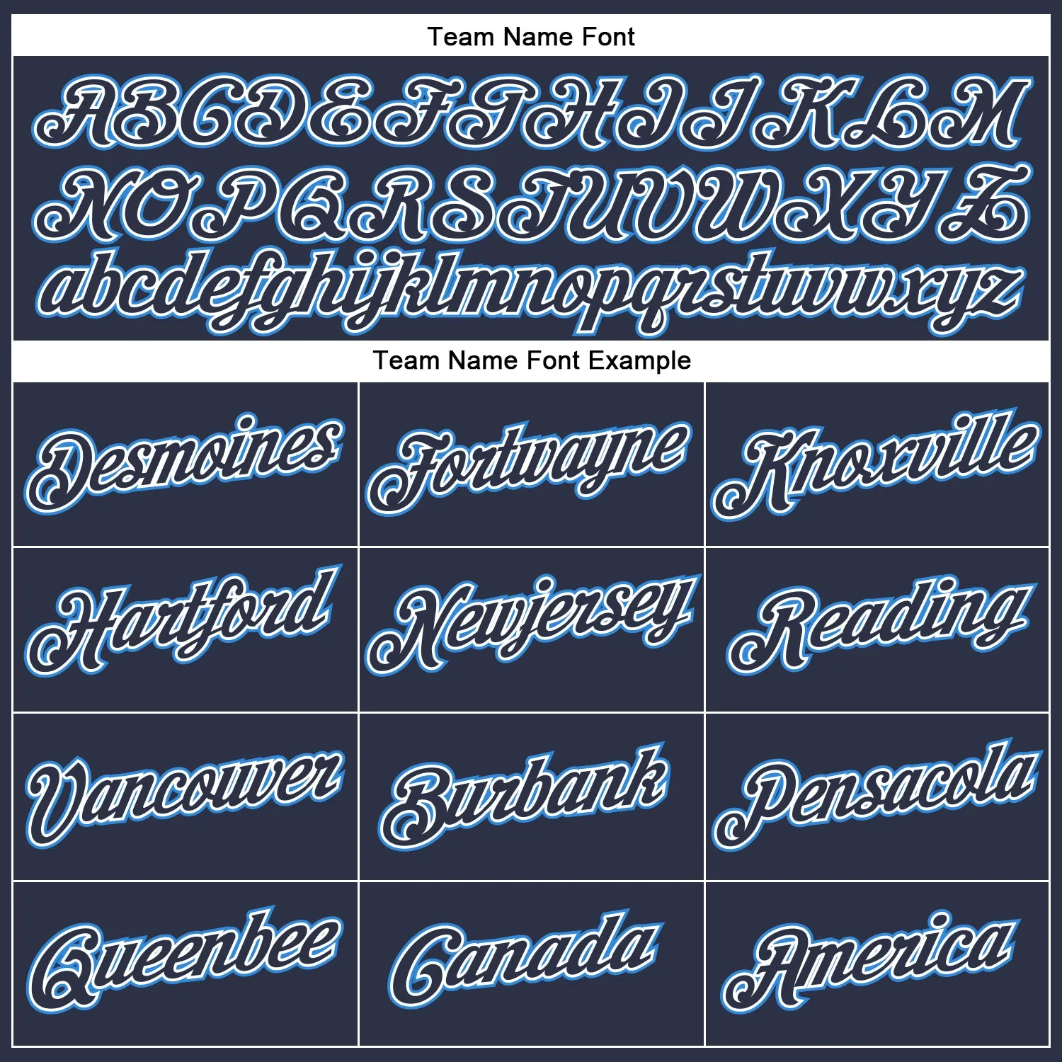 Custom Navy Powder Blue-White Performance T-Shirt
