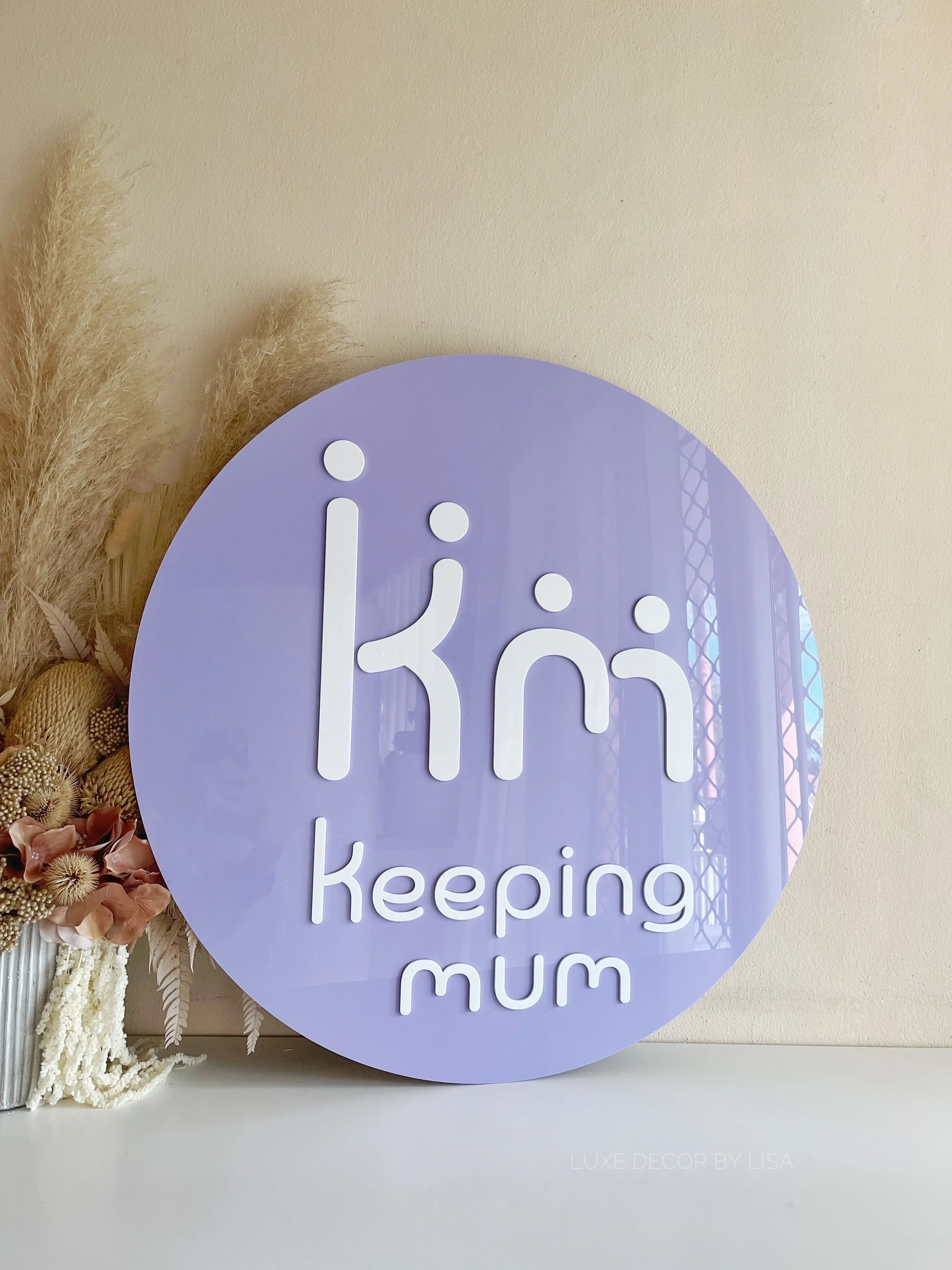Custom Round Logo Business Signage