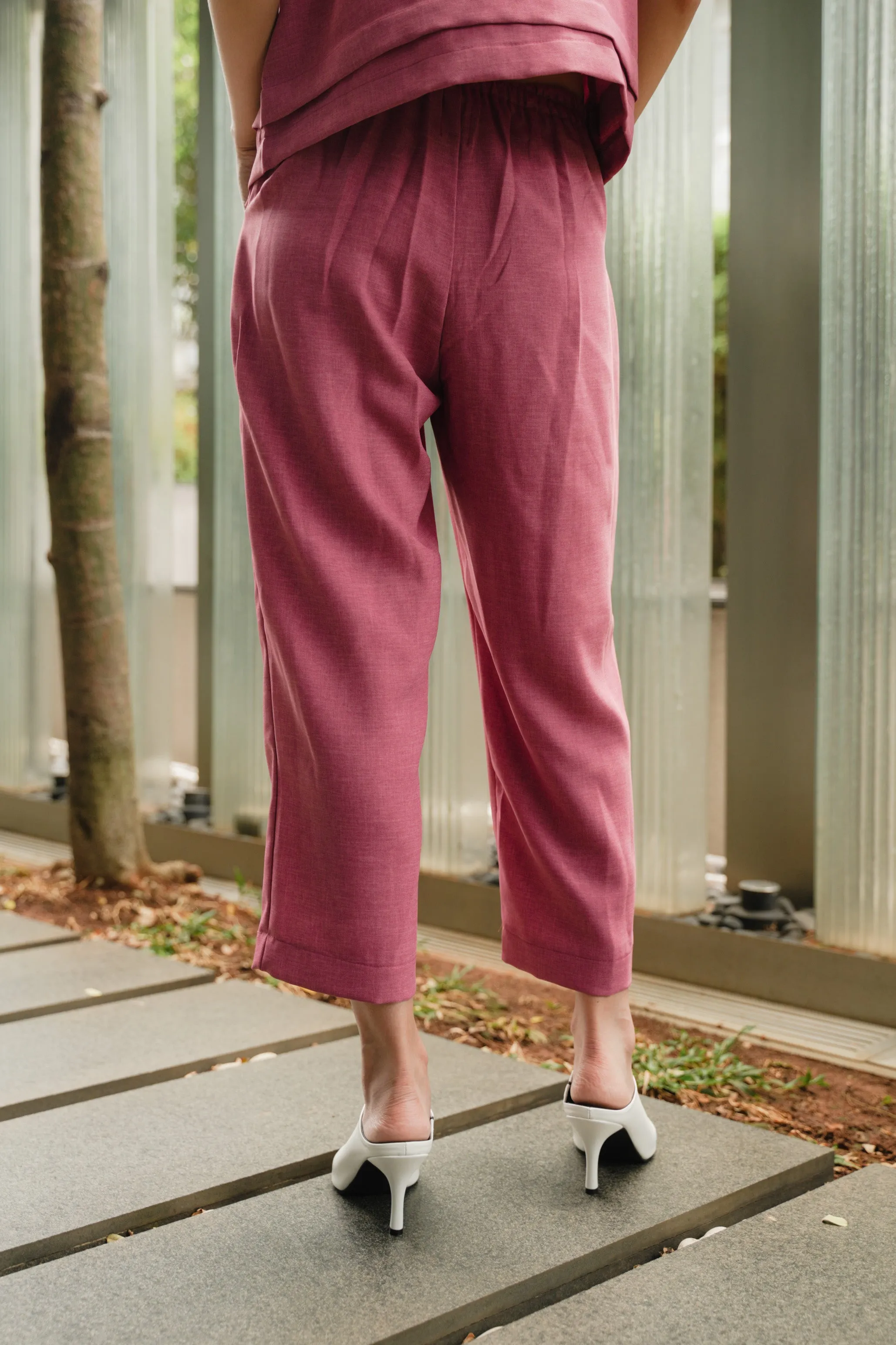 DEFECT 15% - CARETTE PANT IN PINK FLAMBE