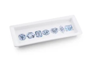 Diamond Porcelain Jewelry Tray
