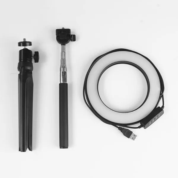 Dimmable LED SMD Ring Fill Light With Tripod for Camera Photo Studio Selfie Photography