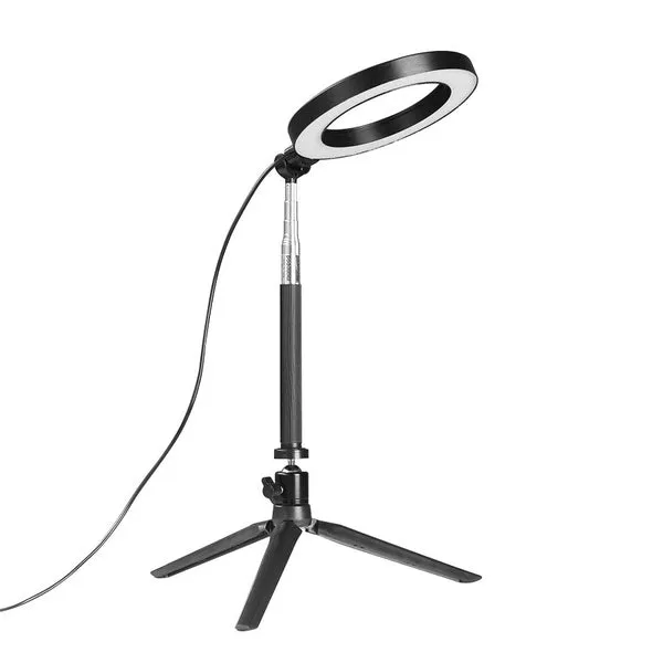 Dimmable LED SMD Ring Fill Light With Tripod for Camera Photo Studio Selfie Photography