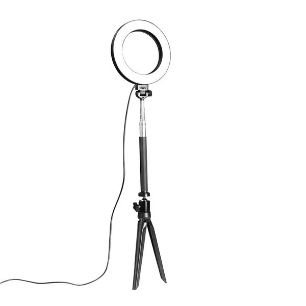 Dimmable LED SMD Ring Fill Light With Tripod for Camera Photo Studio Selfie Photography