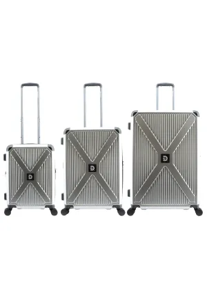 Discovery Crossroad Hard Luggage / Trolley / Suitcase Silver