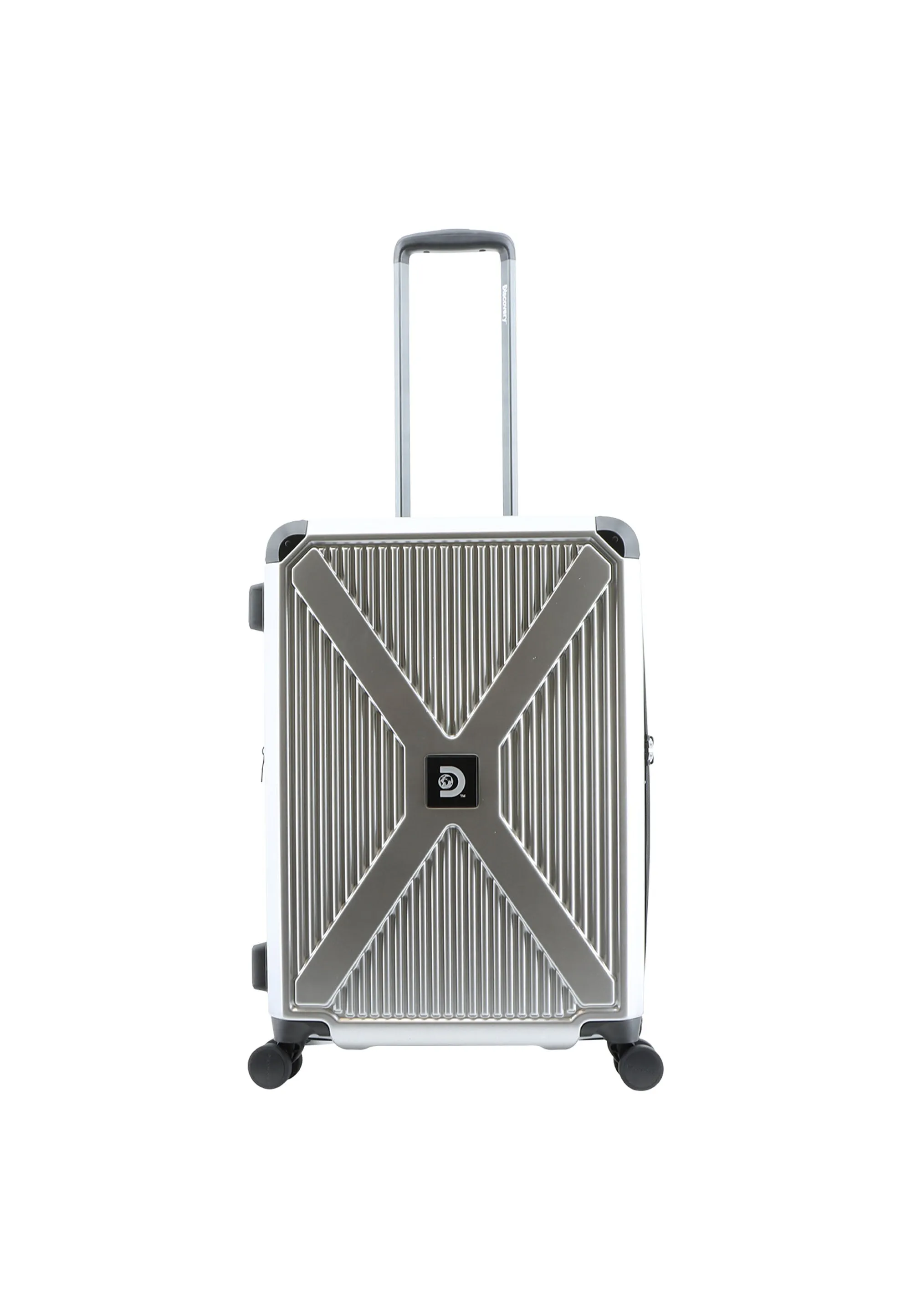 Discovery Crossroad Hard Luggage / Trolley / Suitcase Silver