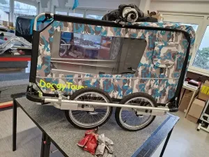 Doggy Tourer Beethoven XL 4-Wheel Dog Bike Trailer
