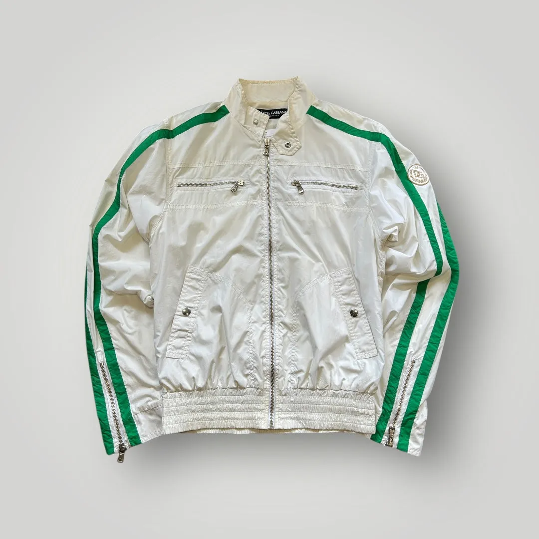 Dolce & Gabbana 2000's Nylon Lightweight Biker Jacket M