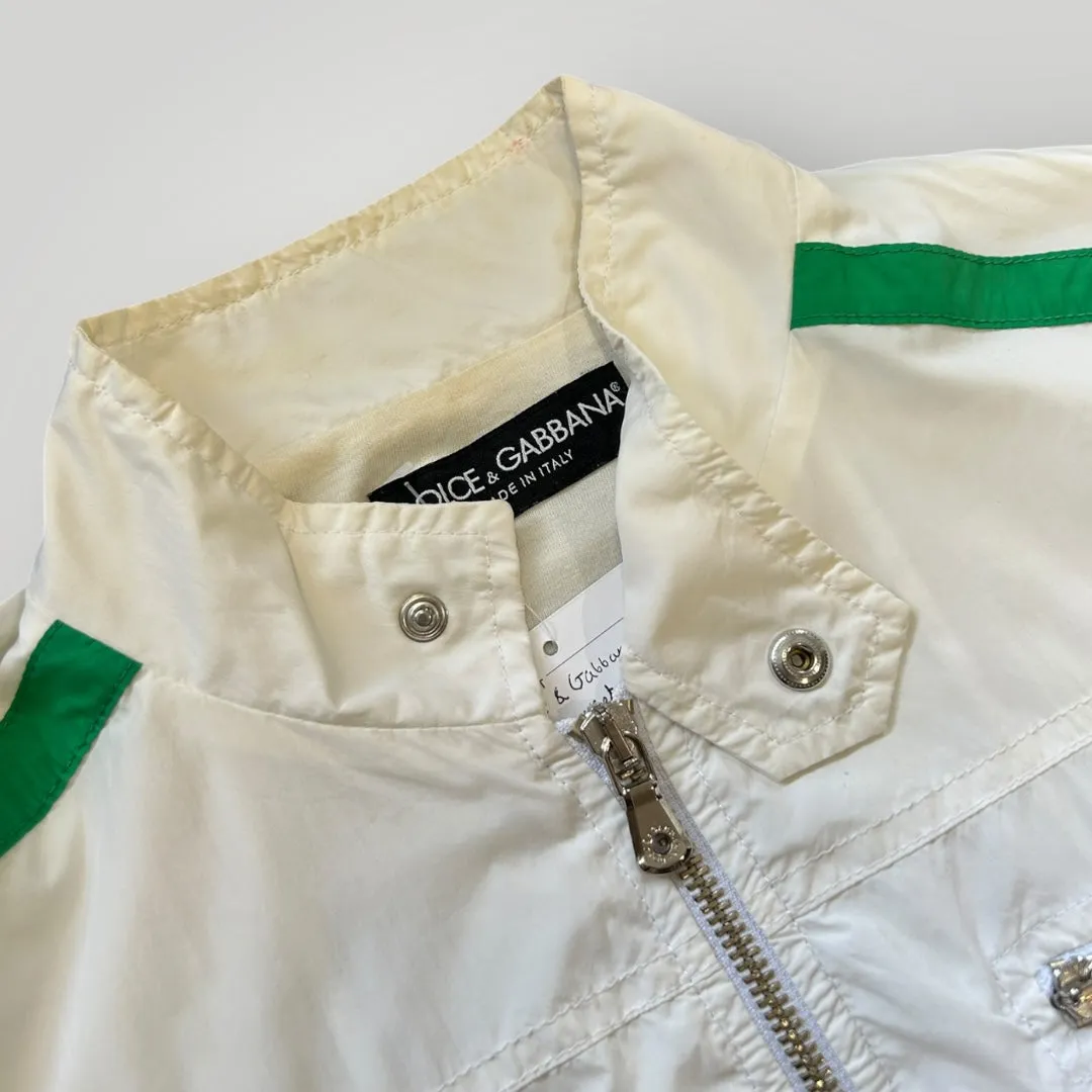 Dolce & Gabbana 2000's Nylon Lightweight Biker Jacket M