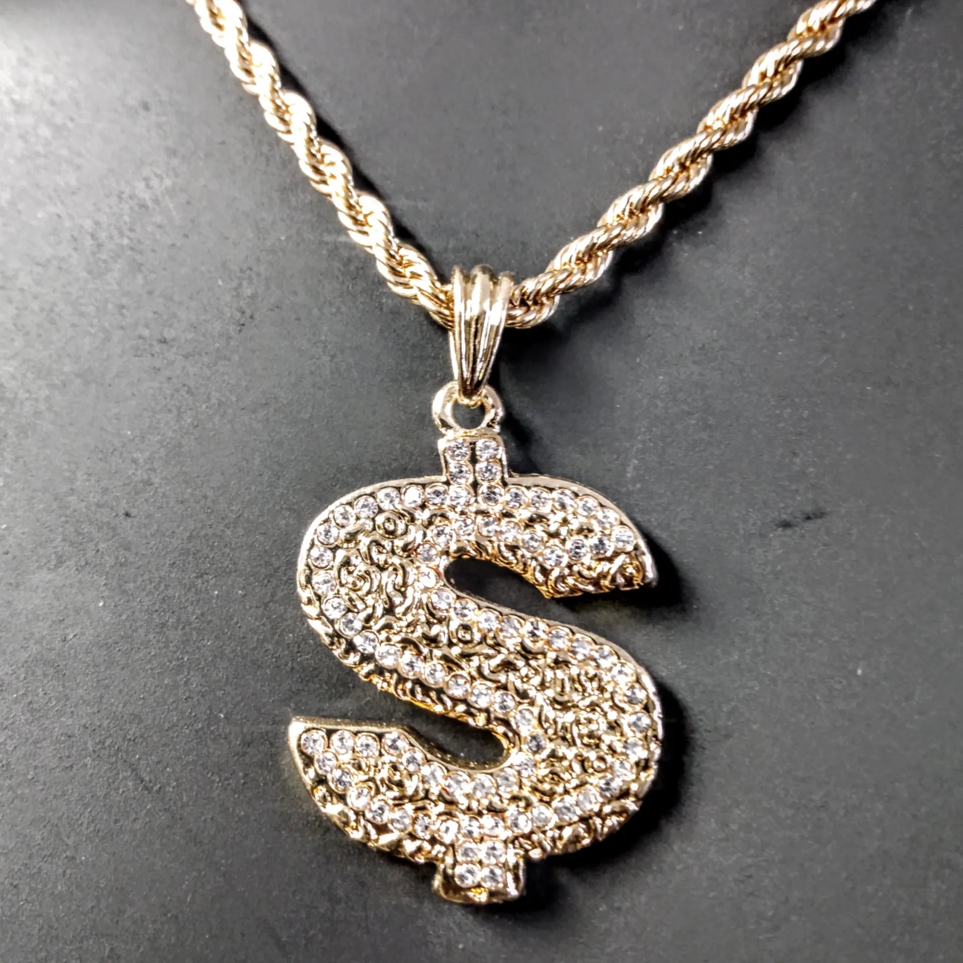 Dollar Sign Pendant Necklace $15 Optimismic Wigs and Gifts West St Paul MN