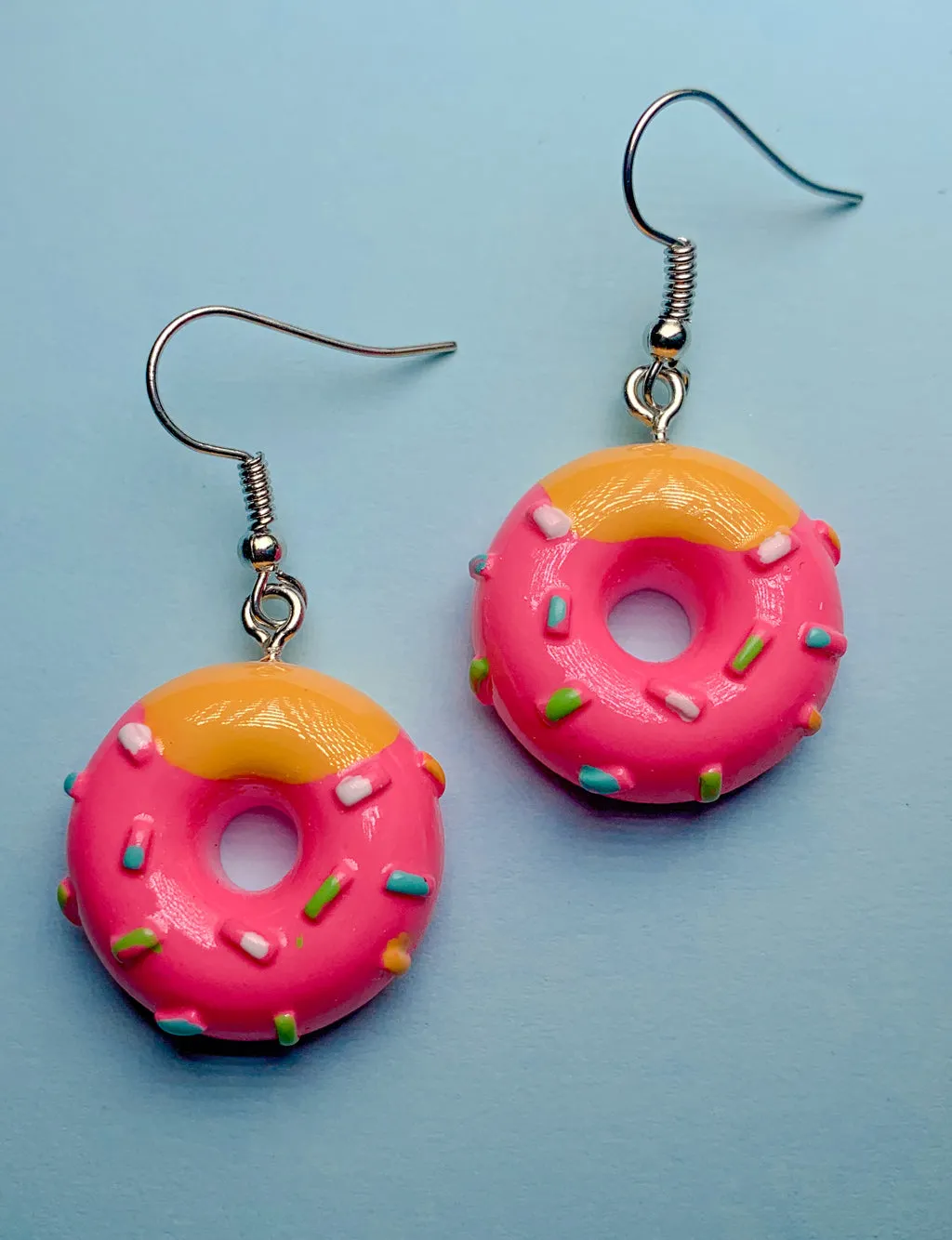 DONUT EARRINGS - PINK
