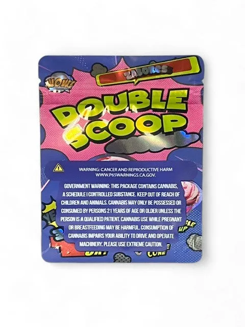 Double Scoop Mylar Bag 3.5 Grams