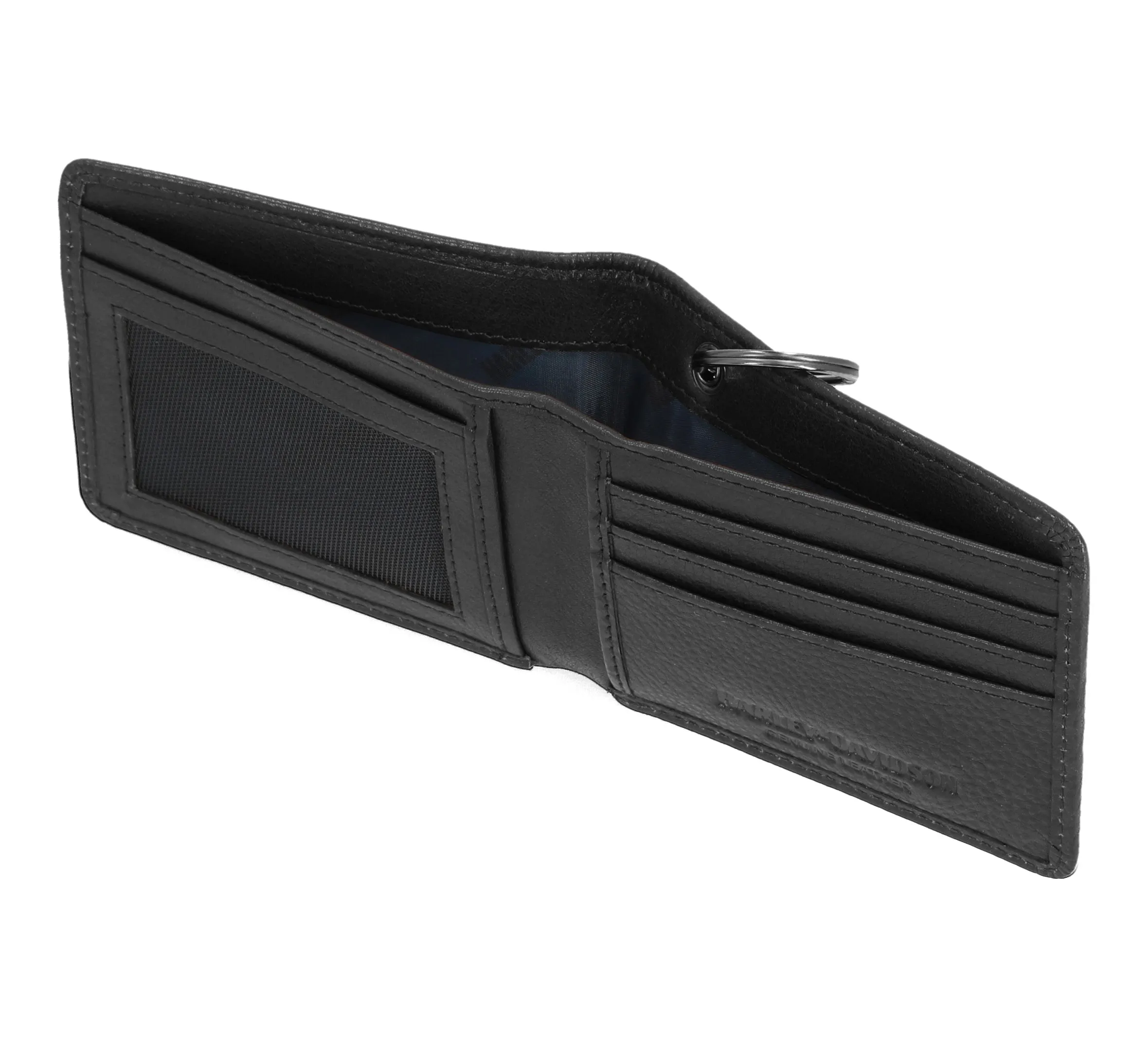 Eagle Bifold Wallet With Chain - Black